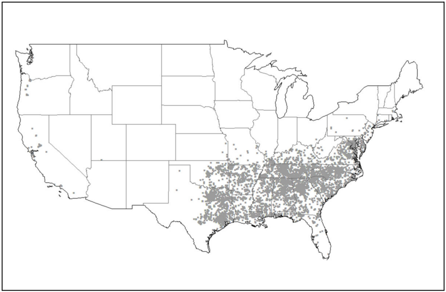 Map of Chinese privet observation.PNG thumbnail